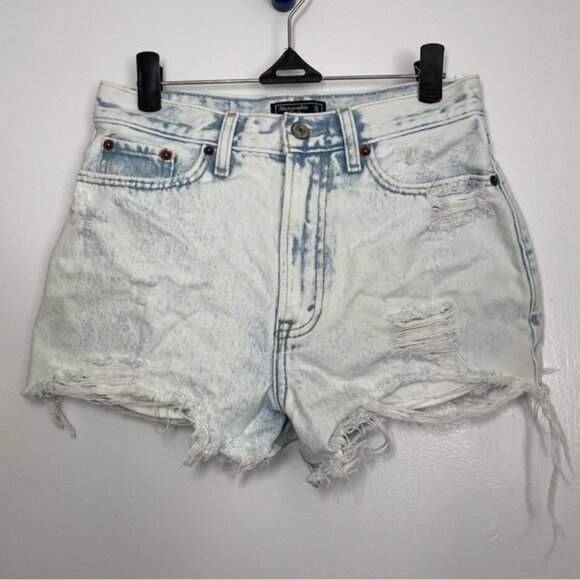 Abercrombie & Fitch Pants - Abercrombie & Fitch Annie High Rise Distressed Short size 25